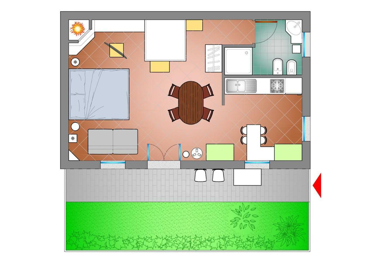 Apartment Ground Floor,top Level